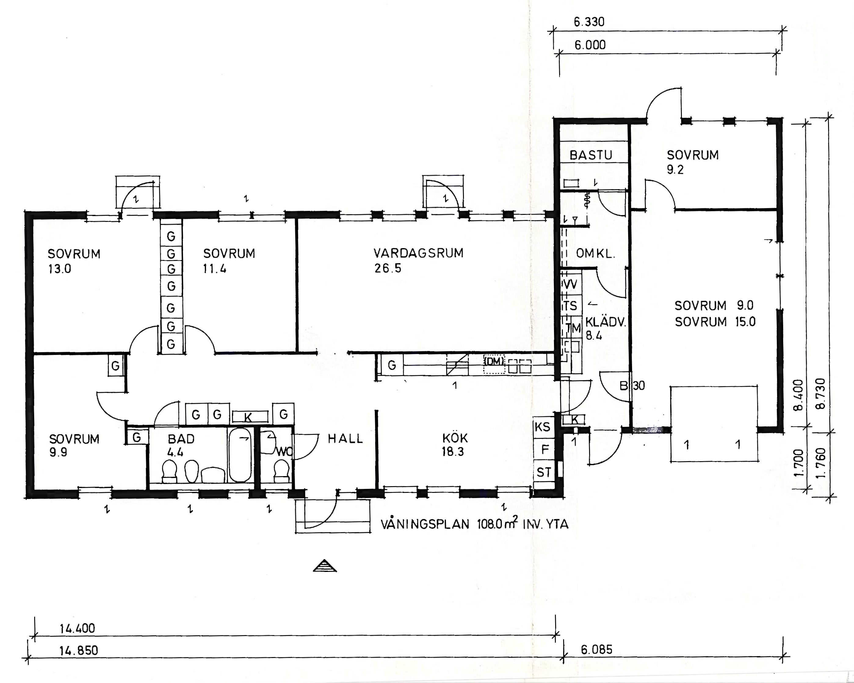 SBC Guest House floor plan