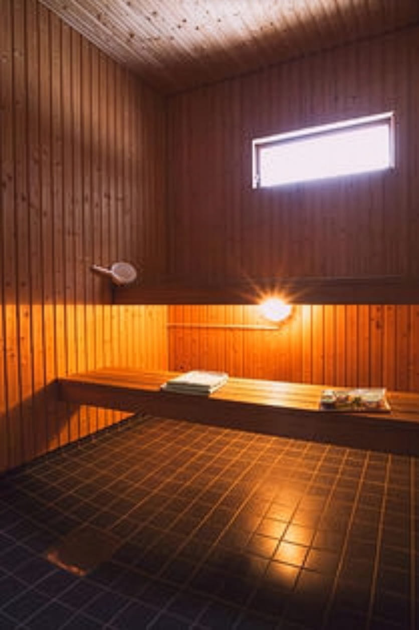 Private sauna at SBC Guest House